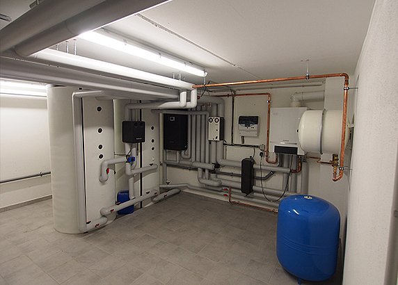 Gas-Brennwertanlage / Solaranlage