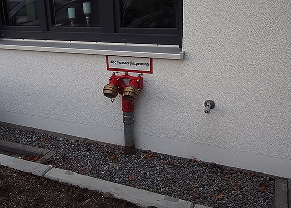 Löschwassereinspeisung